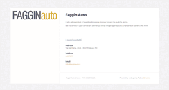 Desktop Screenshot of fagginauto.it