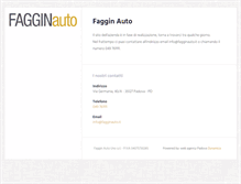 Tablet Screenshot of fagginauto.it